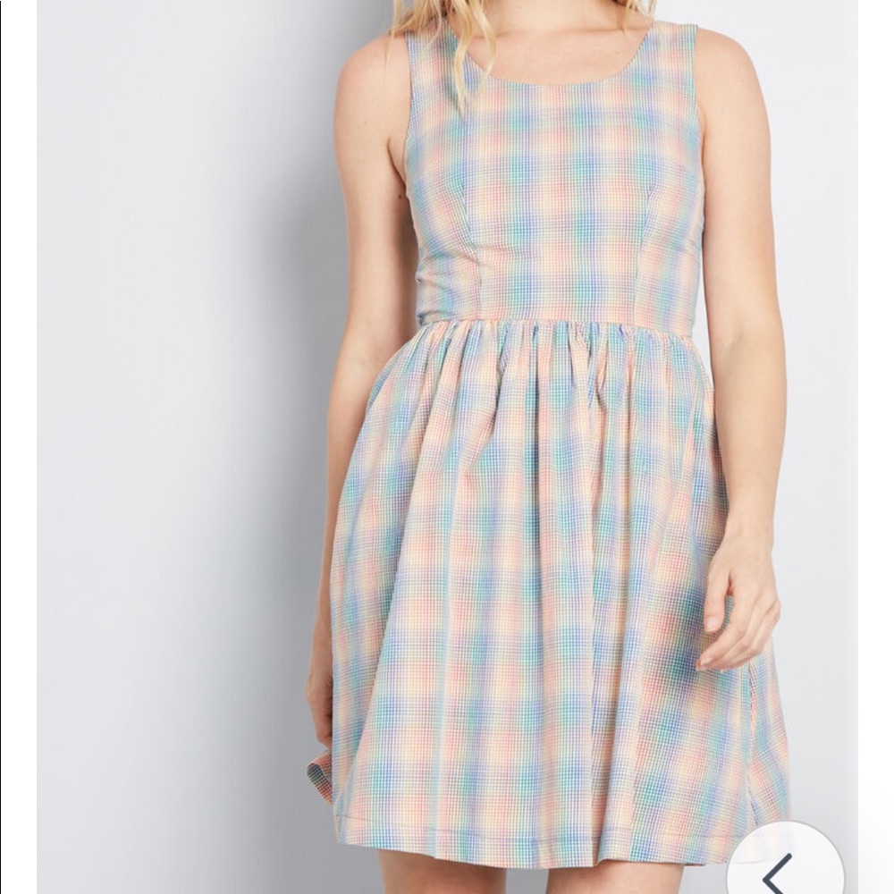 ModCloth Optimistic Effect Sleeveless Dress